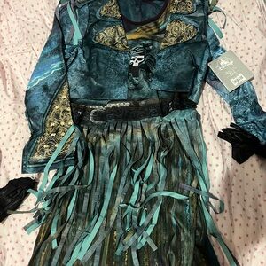 Disney Blue and Black Halloween Costume with Ornate Details